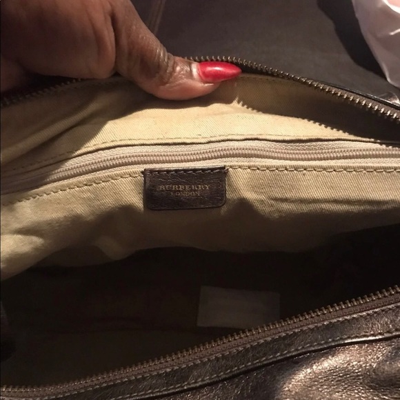 SOLD BURBERRY Bronze Purse - Picture 7 of 7